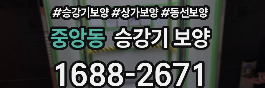 중앙동 승강기 보양