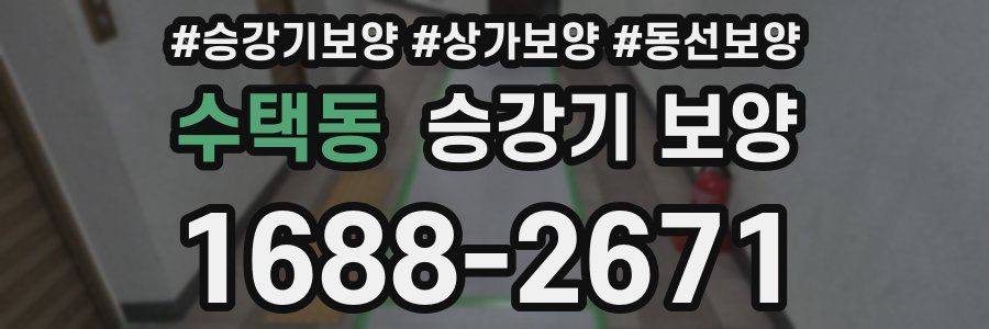 수택동 승강기 보양
