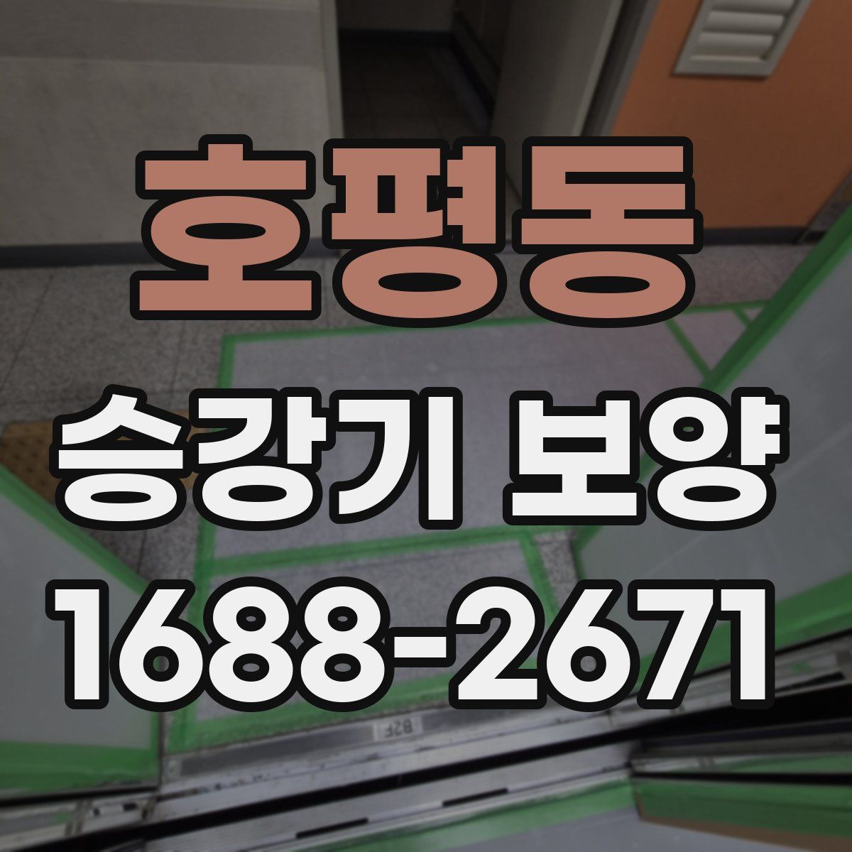 호평동 승강기 보양