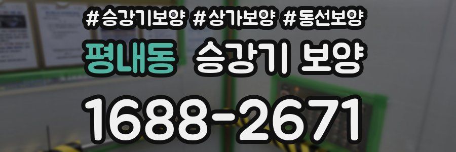 평내동 승강기 보양