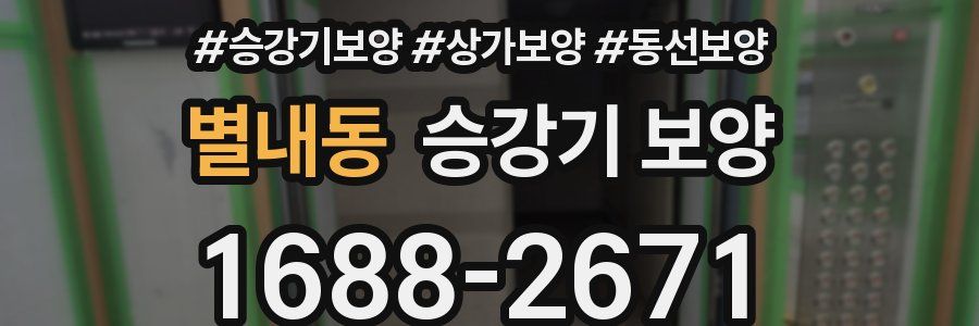 별내동 승강기 보양