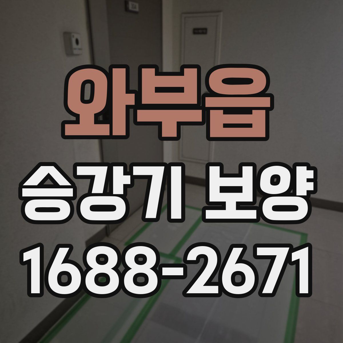와부읍 승강기 보양