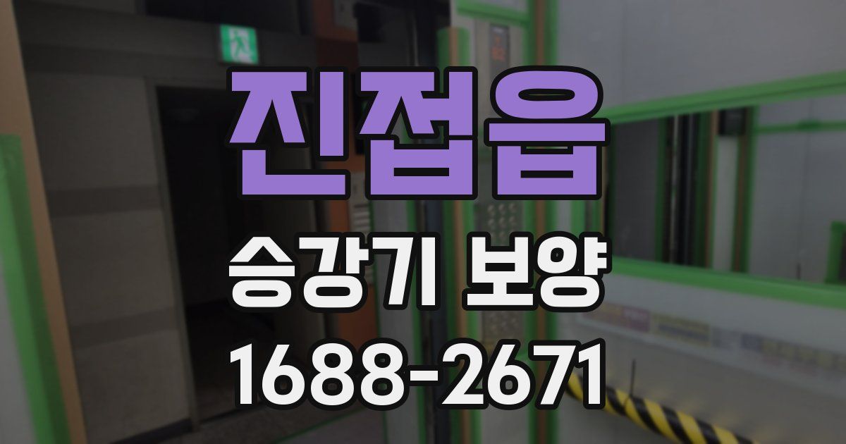 진접읍 승강기 보양