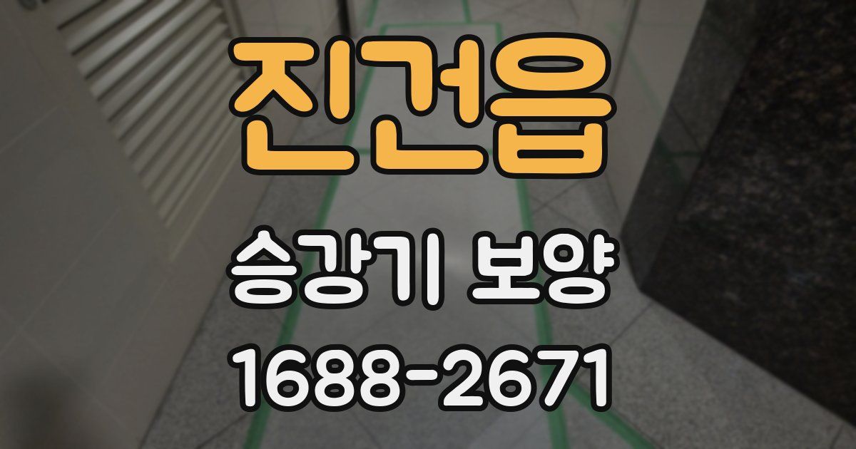 진건읍 승강기 보양