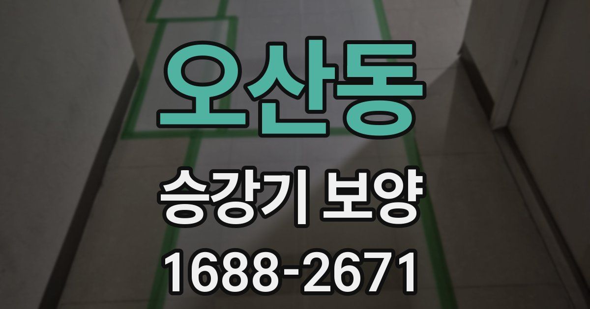 오산동 승강기 보양