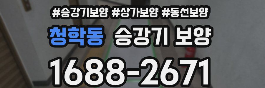 청학동 승강기 보양