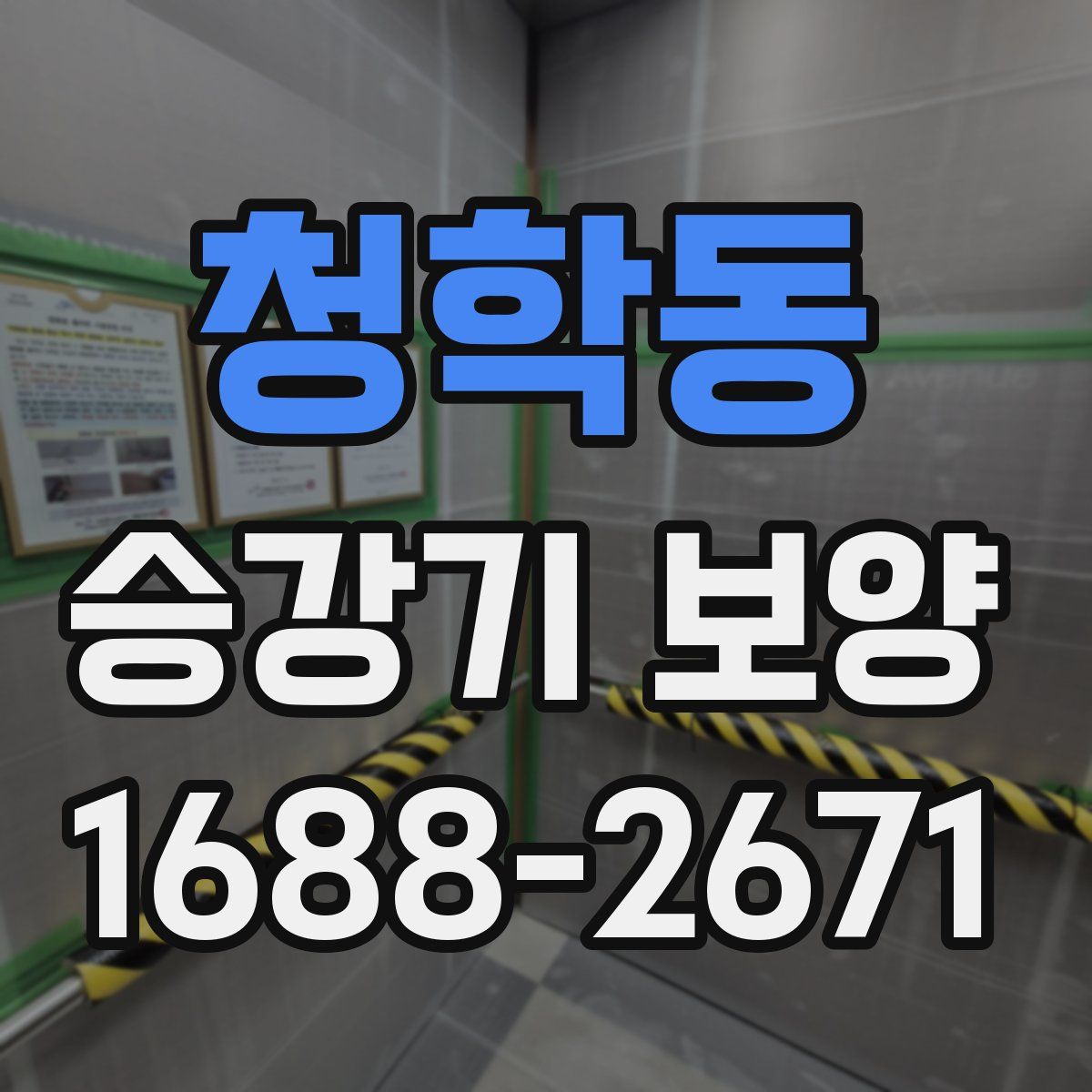 청학동 승강기 보양
