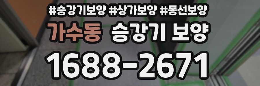 가수동 승강기 보양