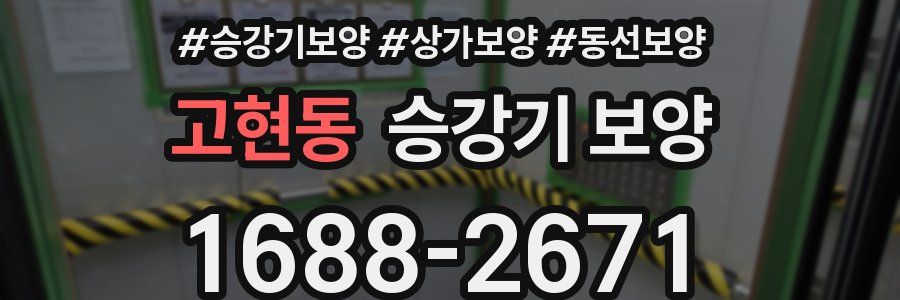 고현동 승강기 보양