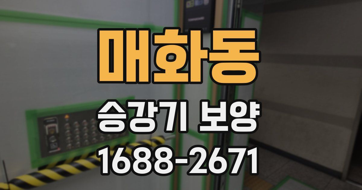 매화동 승강기 보양