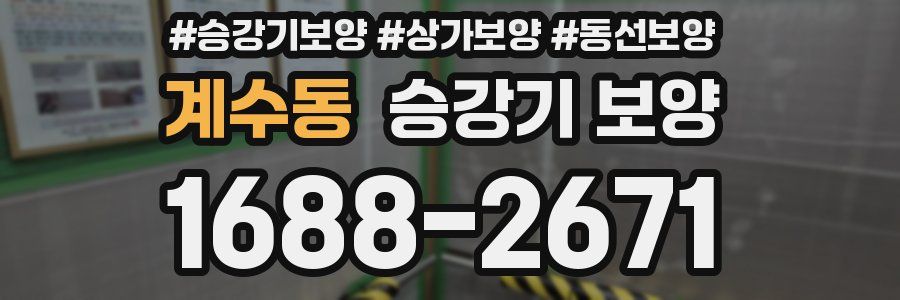 계수동 승강기 보양