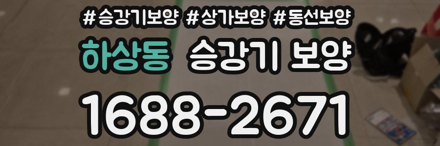 하상동 승강기 보양