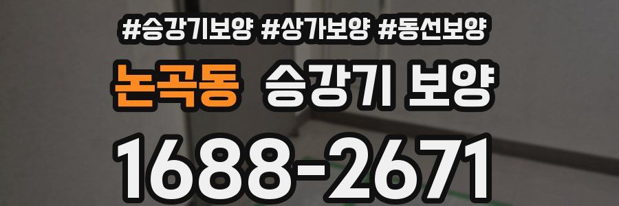 논곡동 승강기 보양