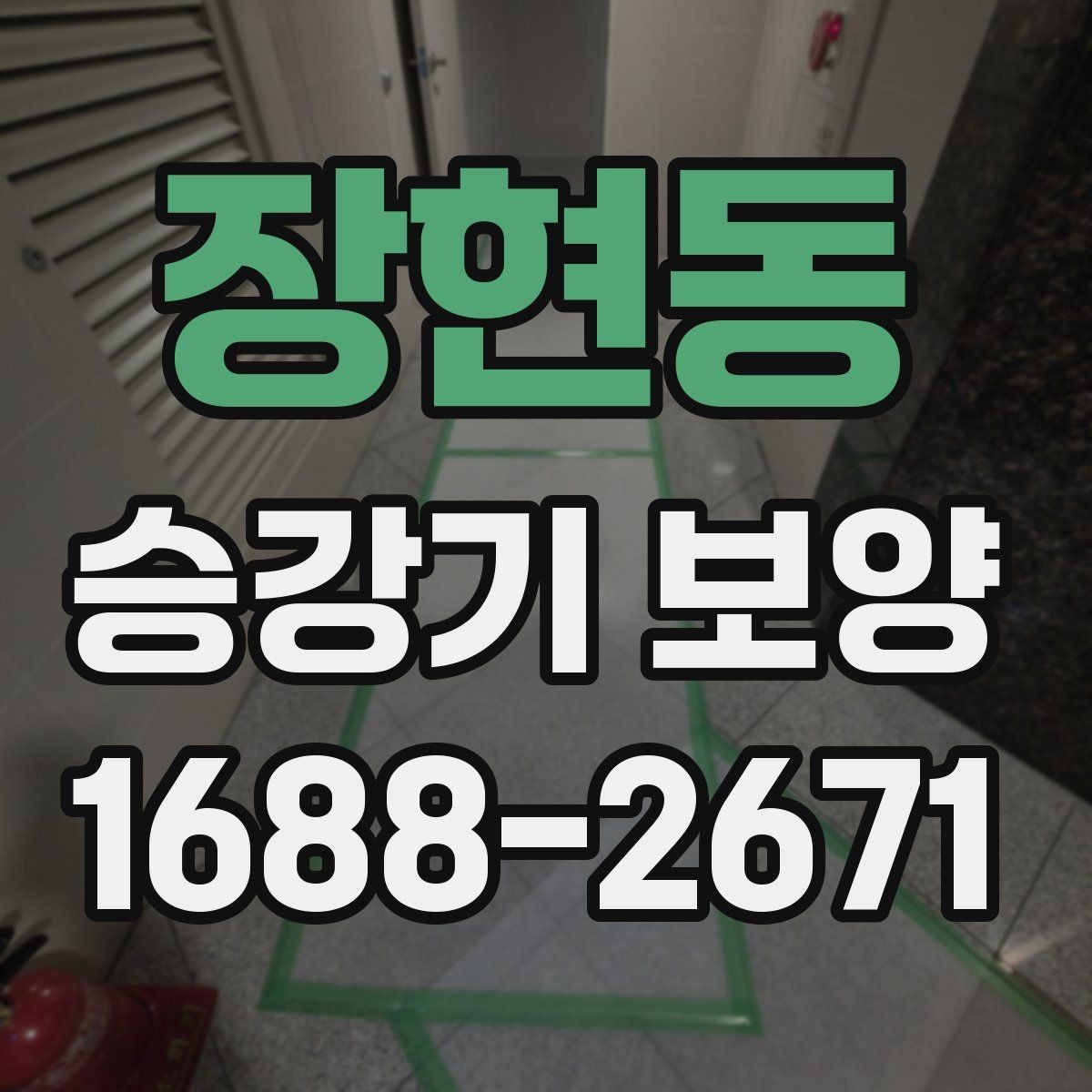 장현동 승강기 보양 현장별 자재 사용 방식 비교