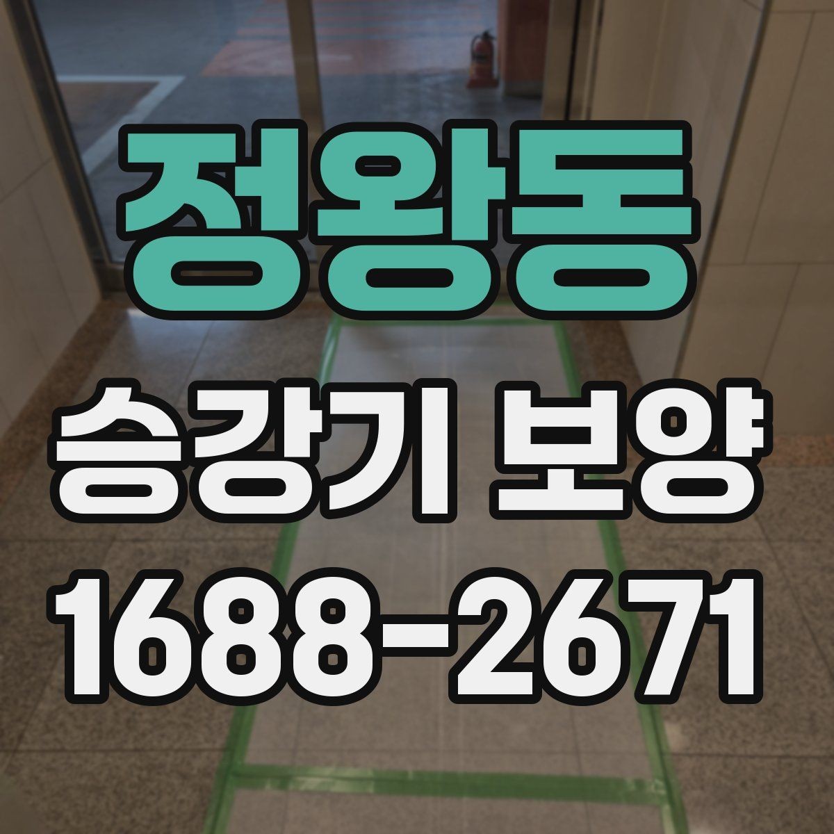 정왕동 승강기 보양 후 이상 여부를 확인하는 절차