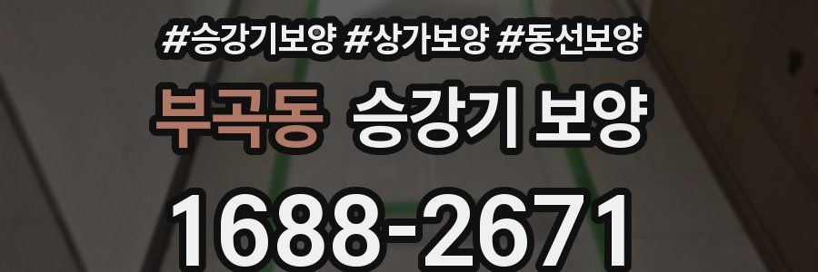 부곡동 승강기 보양
