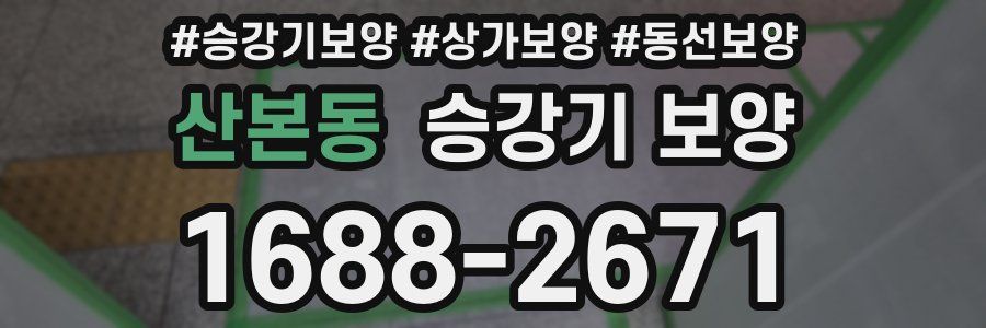산본동 승강기 보양