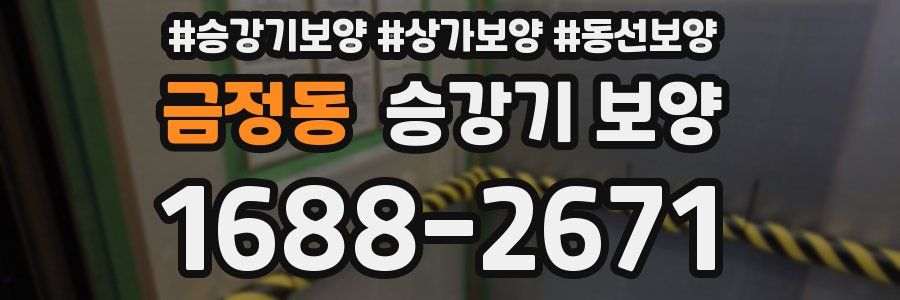 금정동 승강기 보양