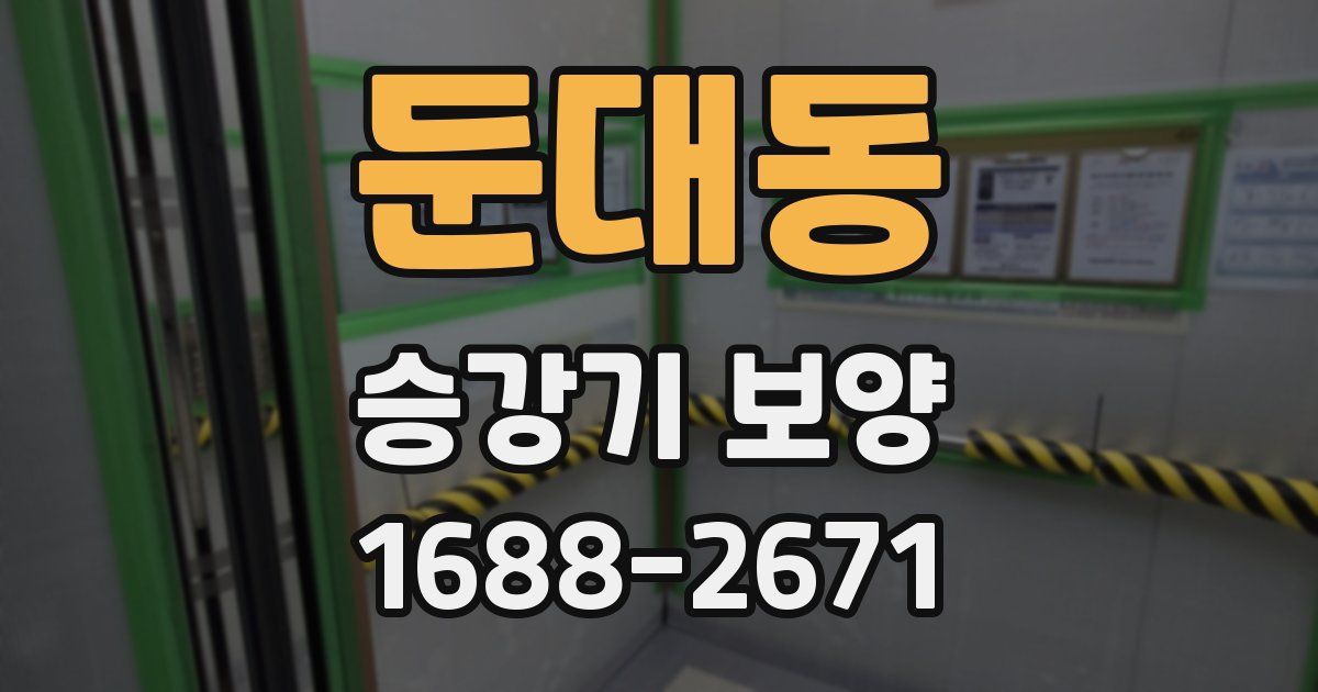 둔대동 승강기 보양