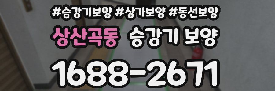 상산곡동 승강기 보양