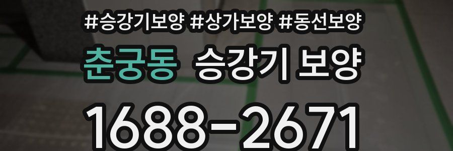 춘궁동 승강기 보양