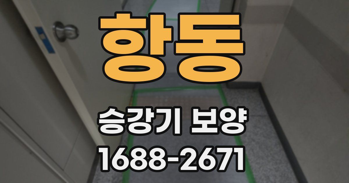 항동 승강기 보양