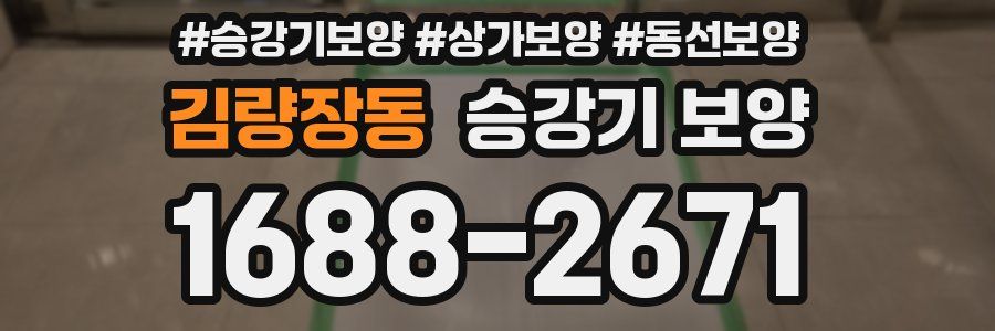 김량장동 승강기 보양