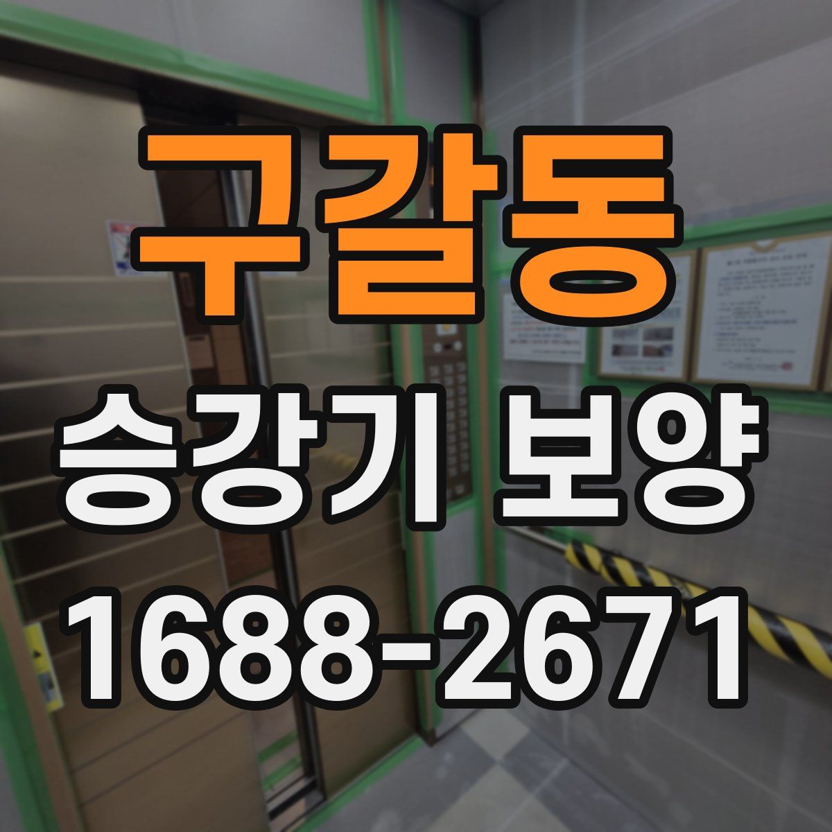 구갈동 승강기 보양