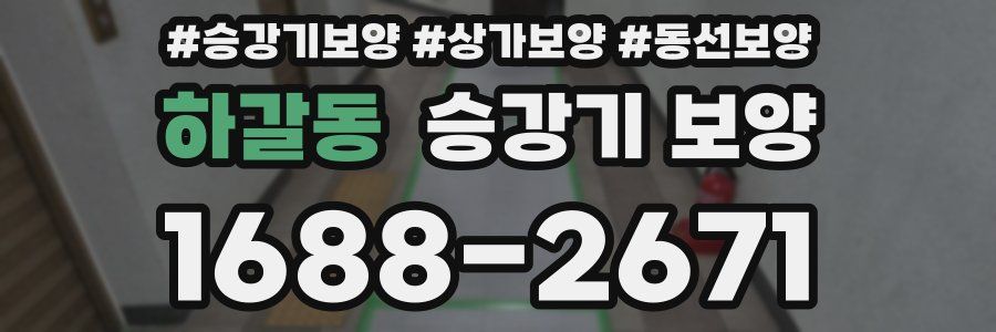 하갈동 승강기 보양