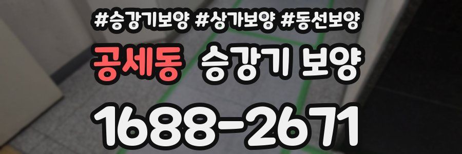 공세동 승강기 보양