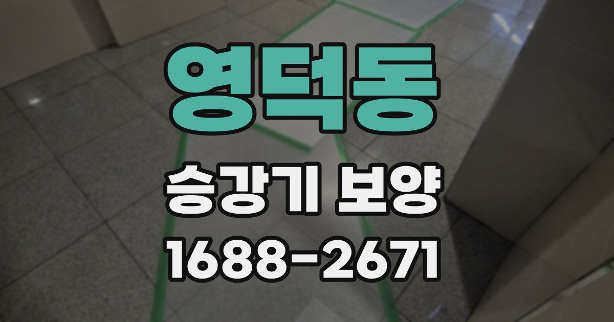 영덕동 승강기 보양