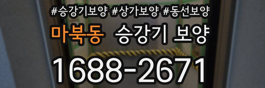 마북동 승강기 보양