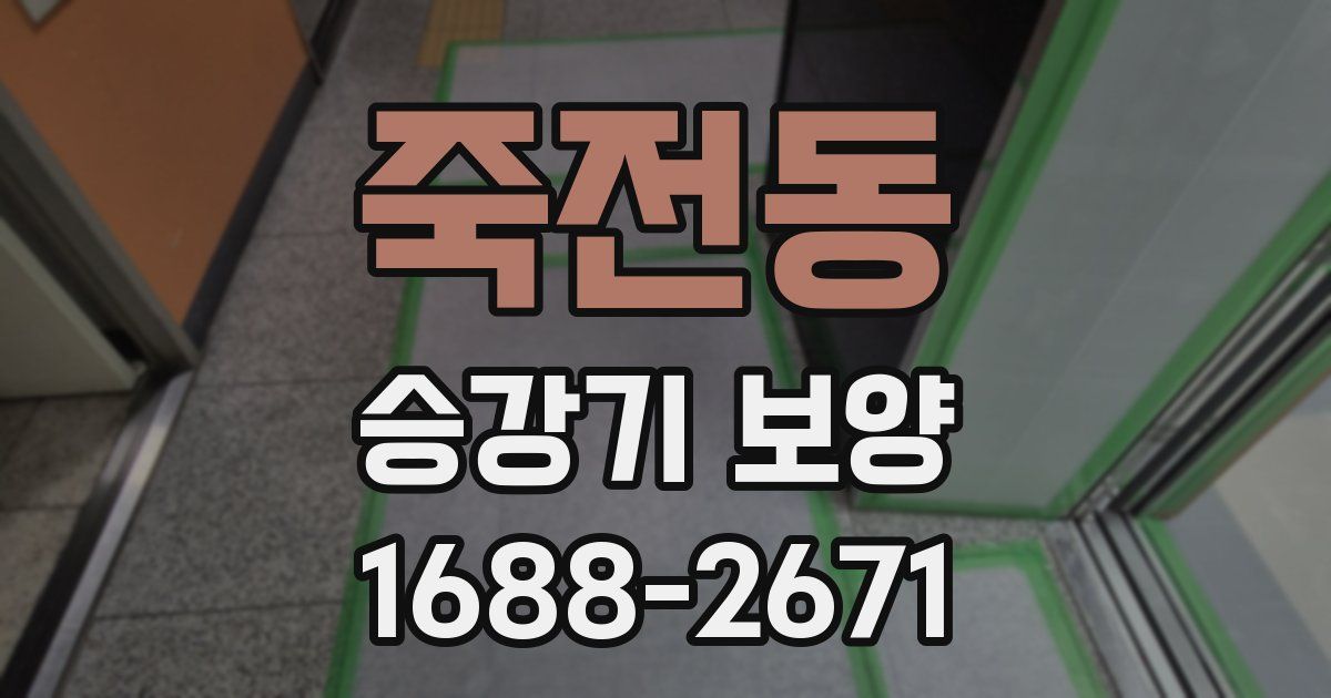 죽전동 승강기 보양