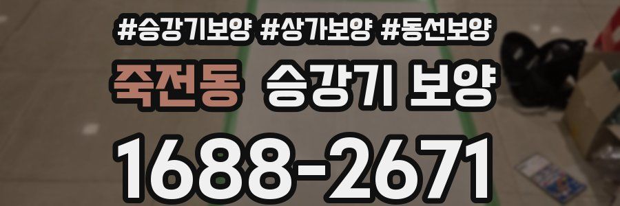죽전동 승강기 보양