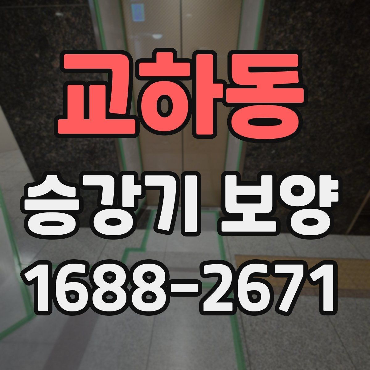 교하동 승강기 보양 시 계절별 관리 포인트