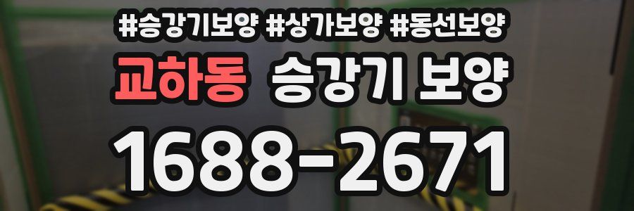 교하동 승강기 보양