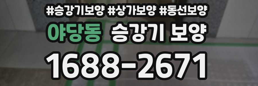 야당동 승강기 보양