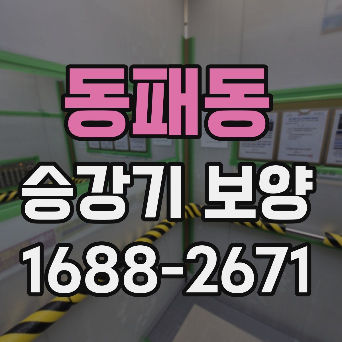 동패동 승강기 보양 일정 조율 시 확인할 사항