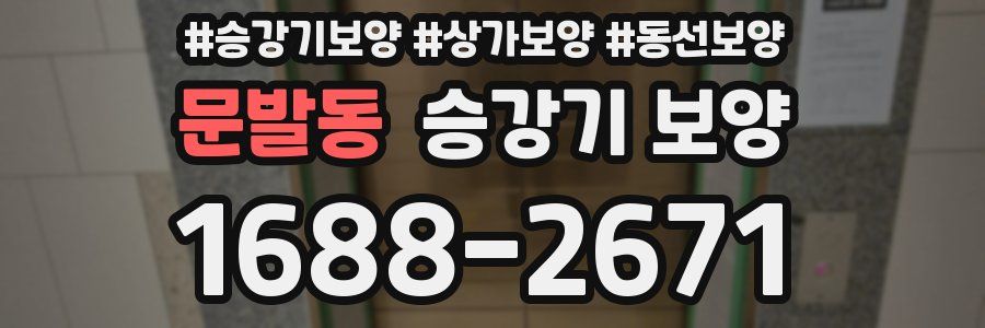 문발동 승강기 보양