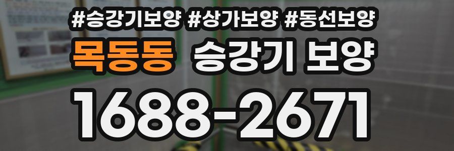 목동동 승강기 보양