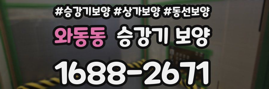 와동동 승강기 보양