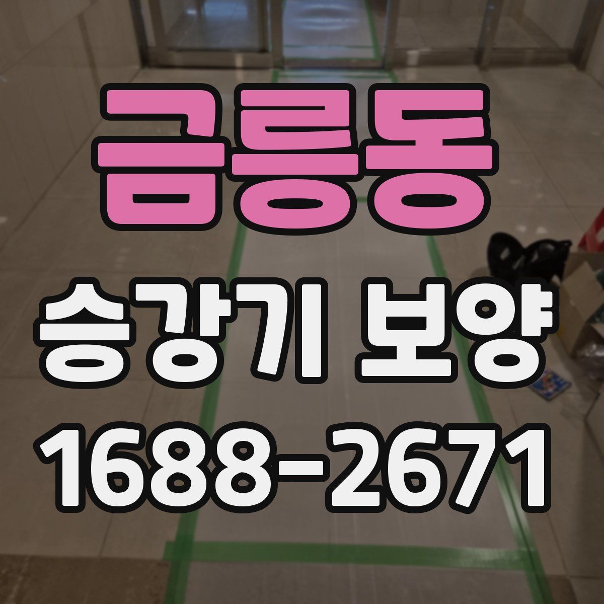 금릉동 승강기 보양