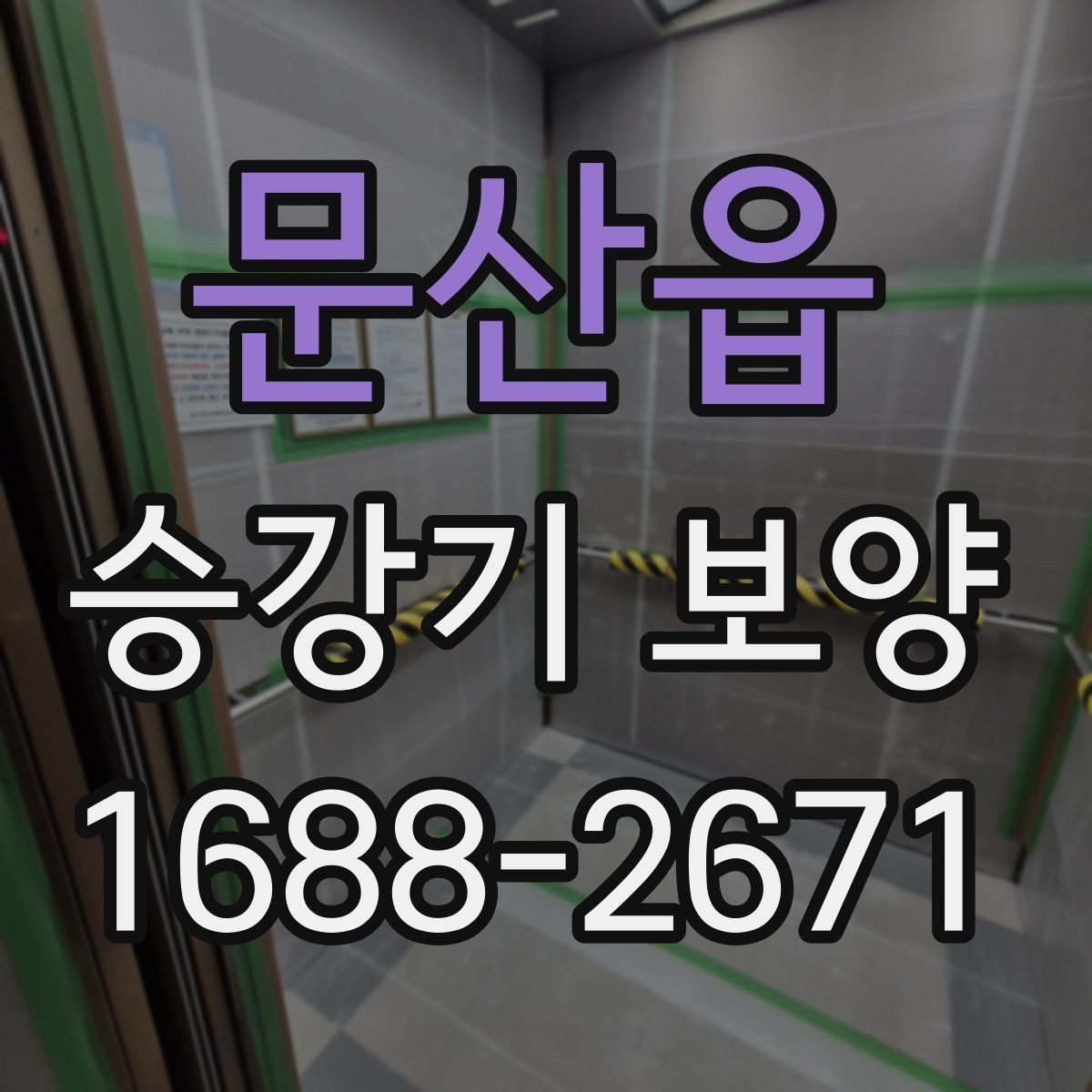문산읍 승강기 보양 관련 견적서에서 볼 항목