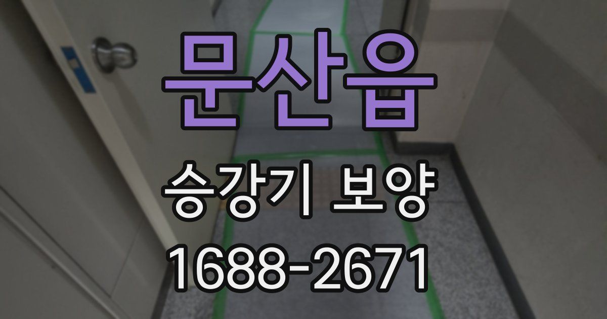 문산읍 승강기 보양