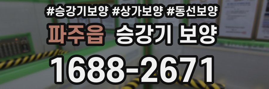 파주읍 승강기 보양