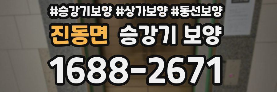 진동면 승강기 보양