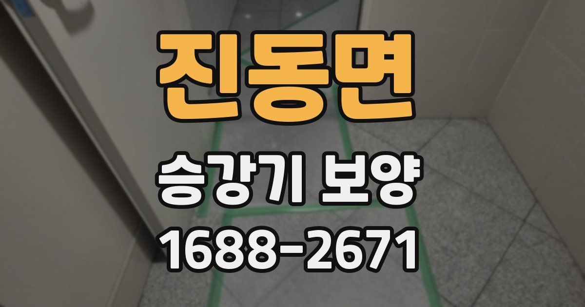 진동면 승강기 보양