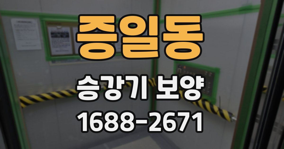 증일동 승강기 보양