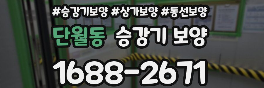 단월동 승강기 보양