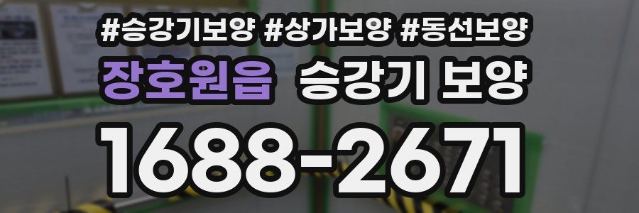 장호원읍 승강기 보양